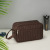 Fashion Striped Wash Bag Men's Business Trip Portable Tote Double-Layer Large Capacity Toiletries Storage Bag