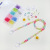 New Candy Color Cartoon Mask Chain Lanyard DIY Material Package Eyeglasses Chain Made Mobile Phone Charm Ornament Accessories Boxed