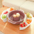 Household Rotating Vegetable Washing and Draining Basket Creative Multi-Grid Desktop Hot Pot Basket Transparency Cover Ingredients Preservation Storage Basket