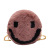 Korean Ins Expression Cartoon Small round Bag Ugly and Cute Fashion Plush Bag Cute Mini Girl Heart Plush Shoulder Bag