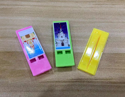 Children's Plastic Small Toys Wholesale Double-Tone Whistle Children's Whistle Toys Can Be Used as Gifts