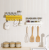 Tiktok Same Style Punch-Free Seamless Storage Rack with Hook