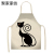 Wholesale Apron Cotton and Linen Creative Cartoon Cat Printing Apron Home Cooking Oil-Proof Apron Can Be Customized