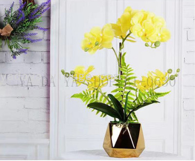 Modern Minimalist Ceramic Vase Creative Coffee Shop Flower Shop Exhibition Flower Device Soft Decoration Home Ornament
