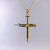 European and American Hot Diamond-Embedded Christian Necklace Cross Pendant Fashion Ornament Clavicle Chain Cross-Border E-Commerce Supply H