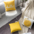 Nordic Instagram Style Yellow Vitality Pillow Bedside Cushion Sofa Cushion Siesta Pillow Customized Birthday Gift