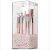 New Arrival Eyebrow Pencil Makeup Brush Desktop Storage Box Cosmetic Pen Holder Brush Dustproof with a Cover Pearl 