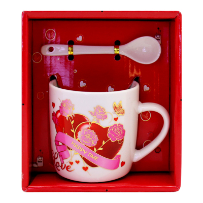 valentine mug ceramic coffee porcelain water cup 