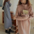 2021 Winter New Korean Style Fashionable Zipper Turtleneck Knitting Dress for Women Thick Mid-Length Woolen Skirt