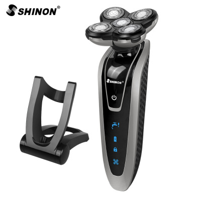 5D Men's Shaver Fully Washable Shaver Electric LCD Display Five-Head Shaver Shinon7067