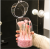 New Arrival Eyebrow Pencil Makeup Brush Desktop Storage Box Cosmetic Pen Holder Brush Dustproof with a Cover Pearl 