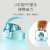 Gradient Color Big Belly Cup Large Capacity Frosted Cup with Straw Portable Anti-Fall Plastic Water Cup
