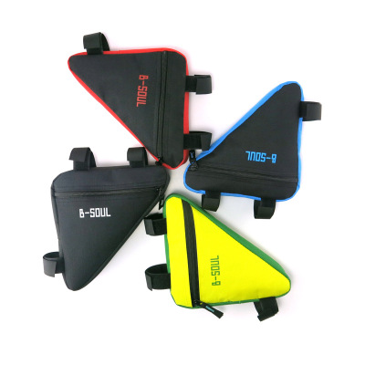 New Saddle Bag Cycling Bike Mountain Bicycle Bag Triangle Kit Upper Tube Cross Beam Bag Bicycle Fixture and Fitting