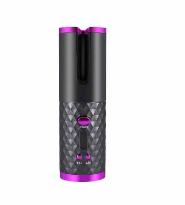 Cross-Border Portable USB Charging Automatic Curler Multi-Function Smart Wireless LCD Lazy Hair Curler Manufacturer