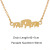 Cross-Border Hot Selling Stainless Steel 3 Small Elephants Cute Animal Pendant Ornament Necklace Women's Short Elephant Clavicle Chain