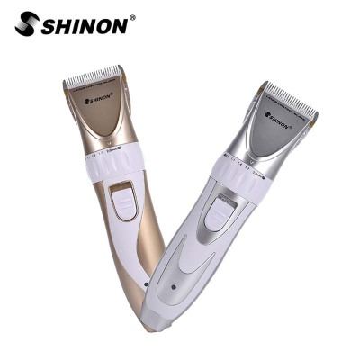 Foreign Trade Ceramics Cutter Head Electric Clipper Lithium Battery Household Hair Scissors Universal Chargable Barber Scissors Hair Scissors Shinon1862