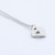 Heart-Shaped Hollow Double Love Women's Stainless Steel Necklace Simple Sweet Ornament Clavicle Chain