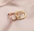 Creative New Graceful and Fashionable Ring Cross-Border Simple and Adjustable Streamlined Diamond Index Finger Tail Ring in Stock Direct Selling