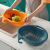 Hanging Drain Basket Kitchen Sink Hook Washing Basin Multi-Functional Plastic Fruit Vegetable Storage Basket Dish Rack