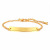 DIY Customized Stainless Steel Name Bracelet Electroplated 18K Real Gold Can Carve Writing Adult and Children Bracelet Exclusive for Cross-Border