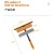 Tiktok Glass Brush and Scratch Three-in-One Multifunctional Car Window Shade Cleaning Brush Window Wiper Blade Tool