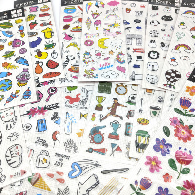 PVC Stickers for Journals DIY Creative Stickers Luggage Stickers Cup Sticker Notebook Stickers Student Stickers Notepaper