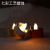 Love Electronic Candle Electroplating Coloring Led Heart-Shaped Tealight Brown Light Small Love Candle