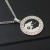 Stainless Steel Viking Necklace Aoding Wolf Head Sun Moon Rune Pendant Necklace Titanium Steel Vintage Viking Logo Necklace