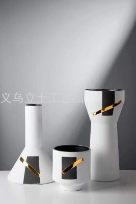 Gao Bo Decorated Home Modern Minimalist Ceramic Vase Living Room Home Ceramic Crafts Decoration