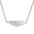 Factory Cross-Border Direct Leaf Titanium Steel Necklace Women's Fashion Stainless Ornament Feather Leaf Simple