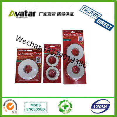 White Ixpe Poster Double Sided Strong Mounting Adhesive Side Industry Eva Foam Tape