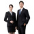 New Suit Women's Casual Suit Men's and Women's Black Business Wear Women's Pants Suit Suit Women's White Collar