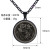 Cross-Border Titanium Steel Ancient Greek Twelve Olympians Goddess Artemis round Pendant Necklace
