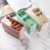 Square Double Three-Layer Wheat Straw Fiber Plastic Lunch Box Student Adult Lunch Box Tape Tableware