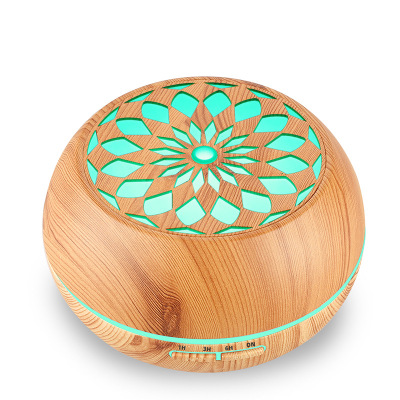 Household Essential Oil Aroma Diffuser Air Indoor Humidification Mute Diffuse Aroma Diffuser Cross-Border Wood Grain Logo Aroma Diffuser