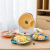 Creative Japanese-Style Bone Dish Shell Multi-Purpose Snack Dish Snack Dim Sum Plate Japanese Fruit Plate Plastic Plate