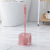 Square Crystal Lotus Toilet Brush Toilet Brush without Dead Angle Sanitary Brush Toilet Cleaning Brush Toilet Cleaning Set Seat Brush