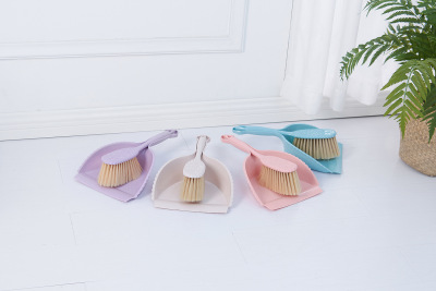 Multi-Purpose Carved Cleaning Dust Brush Set Mini Brush Carved Chen Ji Set Dustpan Set Flour Broom Dustpan