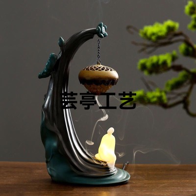 Lianyun Xiangdao Incense Coil Backflow Incense Burner Decoration Creative ZEN Home Hanging Furnace Aromatherapy Chinese Indoor Entrance Decoration