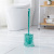 Transparent Crystal Toilet with Base Set Toilet Brush Long Handle Toilet Brush Cleaning Toilet Soft Brush