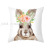 Easter Pillow Cover Home Nordic Sofa Cushion Cover Rabbit Egg Printing Office Cushion Cover Cross-Border