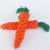 Pet Toys Hand-Woven Carrot Amazon Best-Selling Dog Toys Cotton Rope Pet Toy