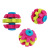 Pet Toy TPR Three-Color Rotating Ball Dog Bite Toy Rubber Gear Ball Factory Direct Sales