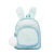 2021 New Children's Baby Cartoon Backpack Cute Rabbit Ears Sequin Backpack Factory Direct Sales