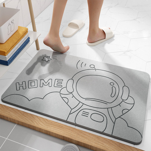 water-absorbing quick-drying mat bathroom entrance diatom ooze floor mat household toilet bathroom non-slip mat diatomite foot mat
