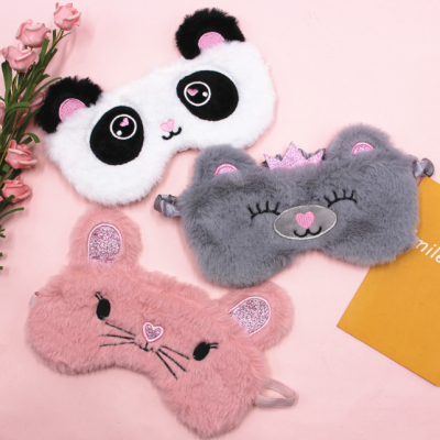 Cross-Border New Arrival Cute Creative Panda Eye Mask Cartoon Sleep Blackout Eye Mask