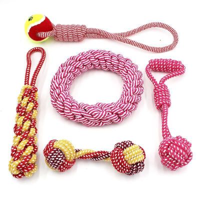 Pet Toy Dog Cotton Rope Toys Medium Large Dog Dog Chewing Rope Golden Retriever Malinois Training Toy