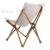 Camping Chair Outdoor Canvas Folding Chair Portable Beech Chair Camping Sketch Leisure Chair Camping Self-Driving Stool