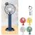 Mobile Phone Holder Handheld Mini Little Fan USB Rechargeable Portable Portable Student Office Desk Surface Panel Little Fan