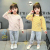 New spring beautiful pure cotton fashion trend long sleeve two-piece suit wholesale four codes SML XL 1-5-6 years oldest